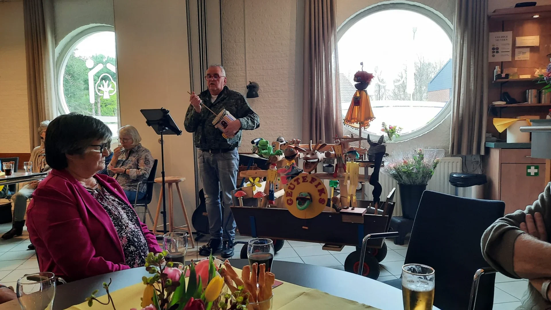 Live muziek tijdens een middagprogramma van ZON
